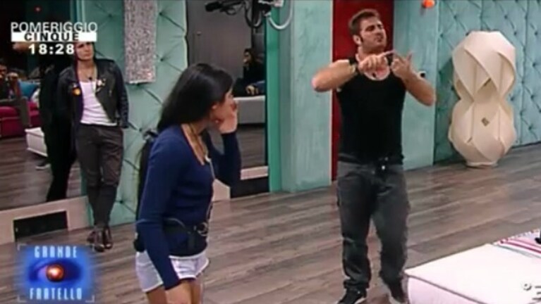 gaetano e valentina si scontrano al gf12