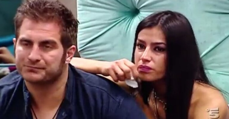 valentina e gaetano litigano al grande fratello 12