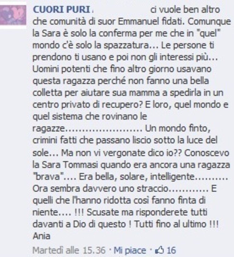 il post di cuori puri