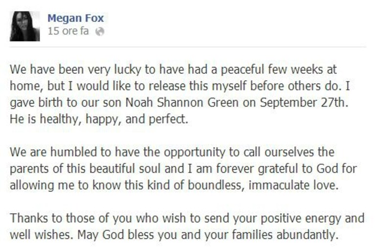 megan fox annuncio fb