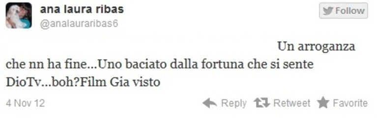 la showgirl su twitter