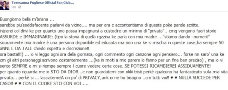 il primo post