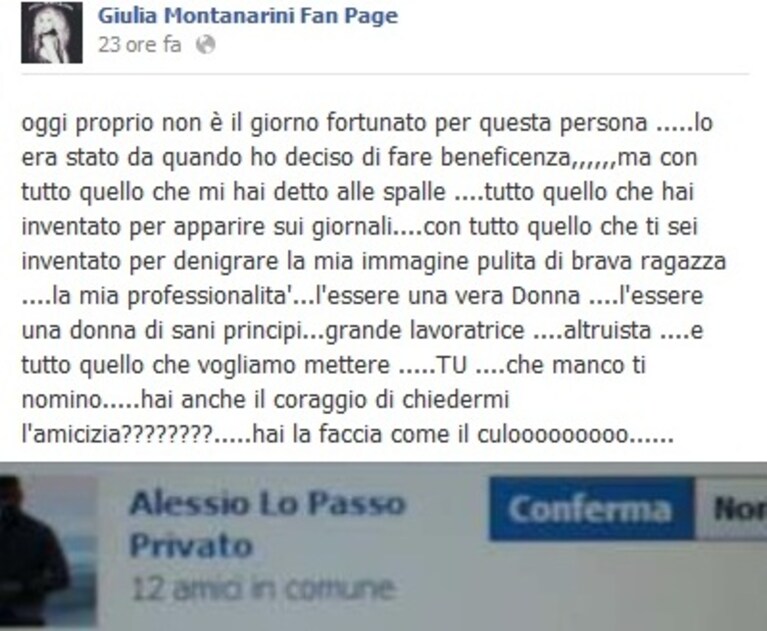 il messaggio di giulia