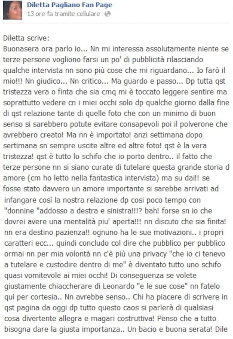 il messaggio finale