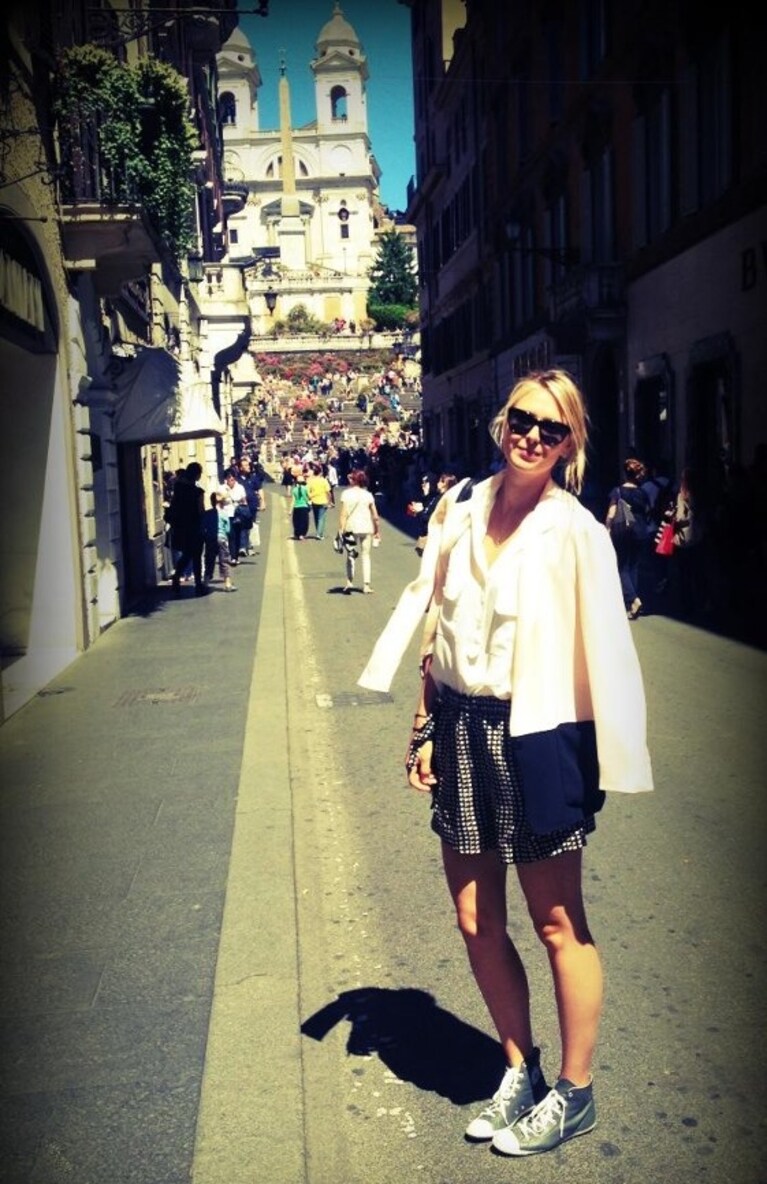Maria Sharapova a Roma