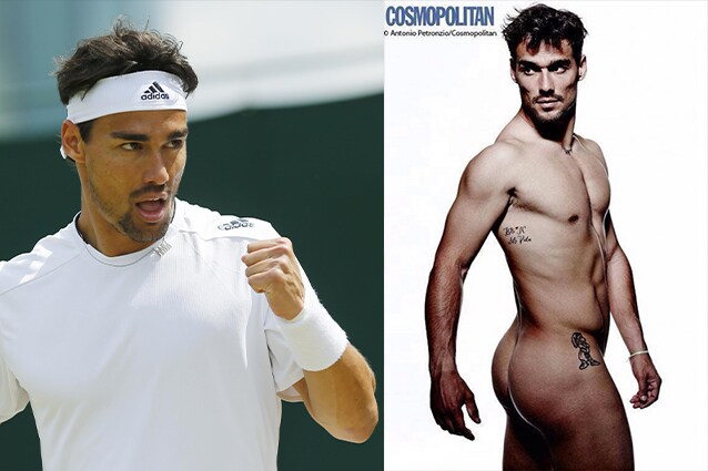 Fabio Fognini è sul Cosmopolitan UK completamente nudo per la ricerca e la prevenzione del cancro: "Dobbiamo fare tutto il possibile". E le donne apprezzano...
