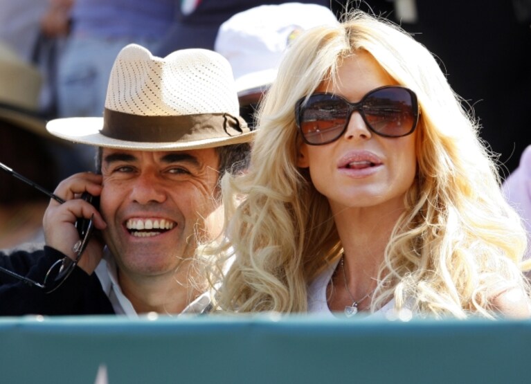 Maurice Dabbah e Victoria Silvstedt