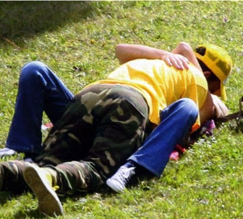 coccole sul prato