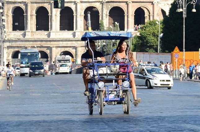 Barbara Chiappini-in-risciò-a-Roma-con-Carlo-Maria-Agostini