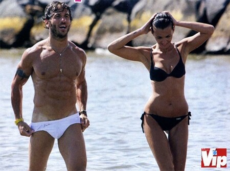 gianluca zito sexy al mare con vanessa contini