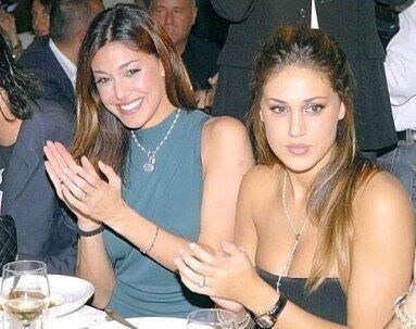 cecilia e belen ad una serata di gala