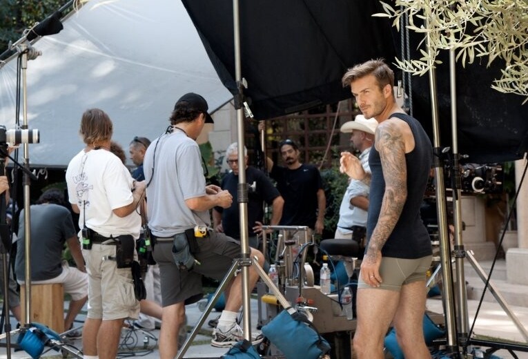 Beckham-durante-le-riprese-dello-spot-hm