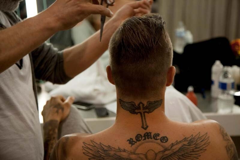 Beckham si prepara agli scatti per H e M