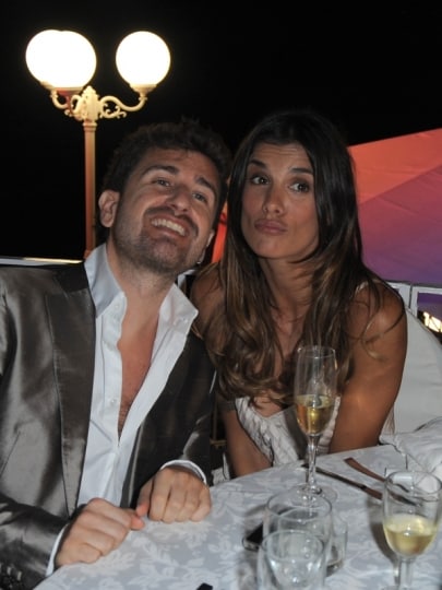 Elisabetta Canalis e Alessandro Siani