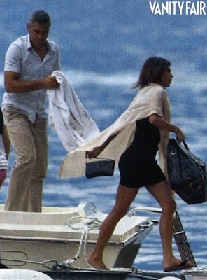 George aiuta Elisabetta Canalis