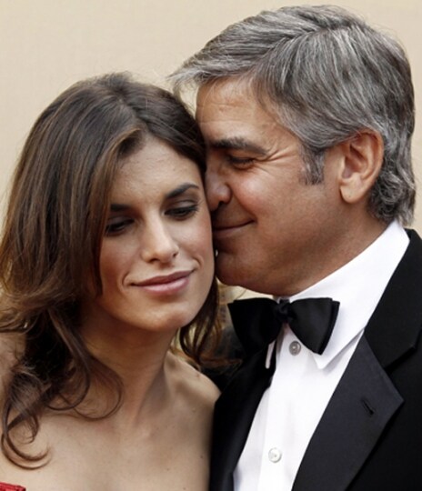 Bacio tra Clooney e Canalis