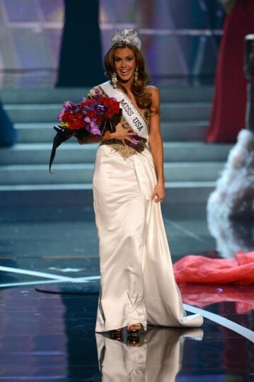 La passerella di Miss Usa