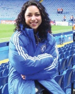 La dottoressa sugli spalti
