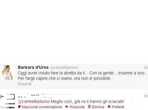 Barbara-D\'Urso-post-terremoto