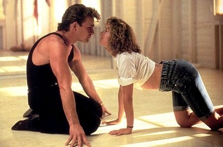 Patrick Swayze e Jennifer Gray in Idrty Dancing