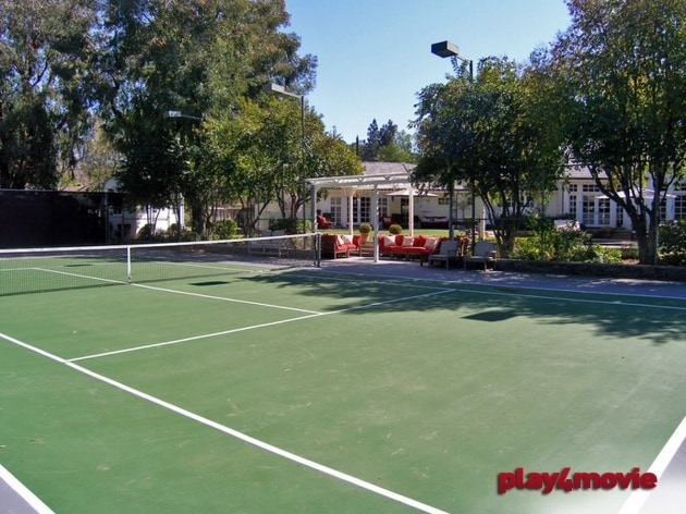 Campo da tennis a casa di Selena