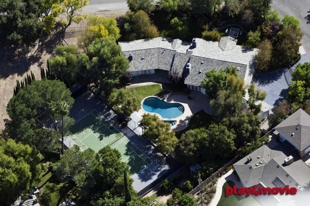 La villa di Selena dall alto