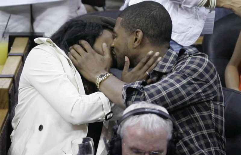 il-bacio-tra-usher-e-tameka