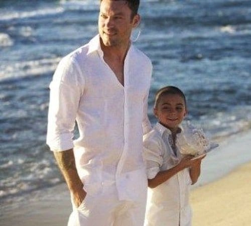 Brian Austin Green e il figlio Kassius