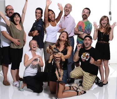 Foto di gruppo per Mitici 80