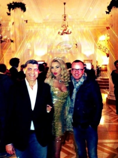 La Marini con Gianni Cottone e Gigi D\'Alessio
