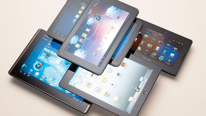 tablets pile