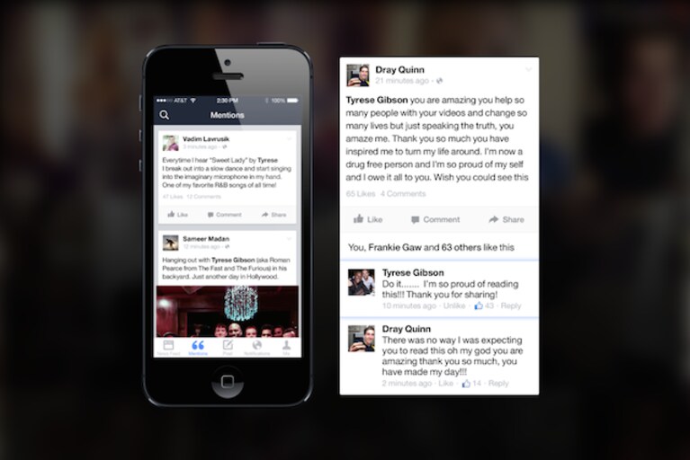 Facebook Mentions