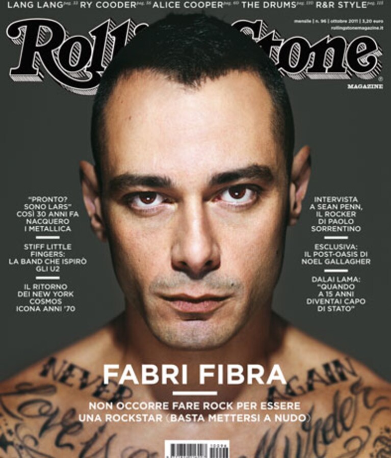 il rapper di senigallia sulla copertina del magazine