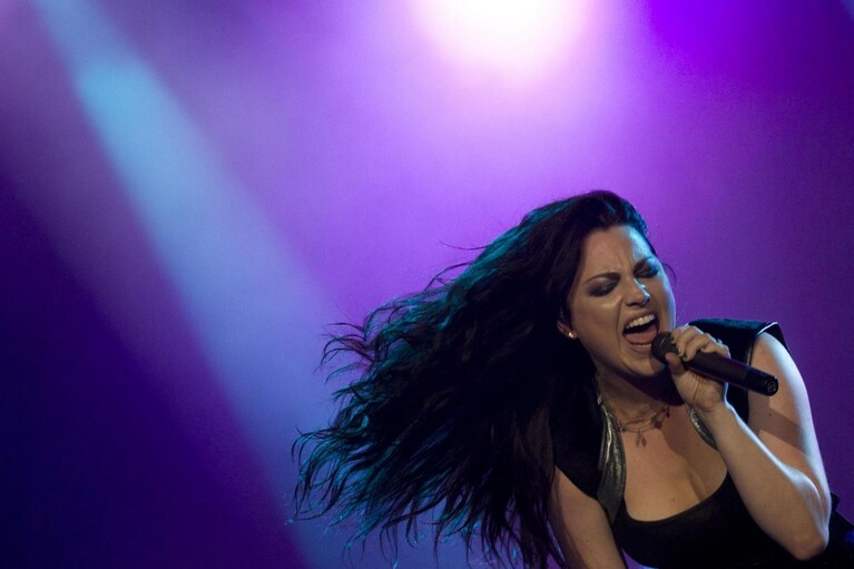 la frontwoman degli evanescence