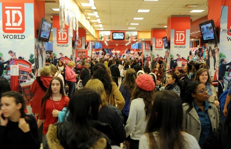 Folla di Directioners a New York