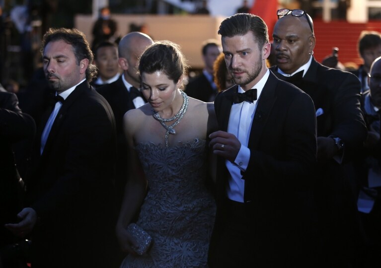 Justin Timberlake e la moglie Jessica Biel