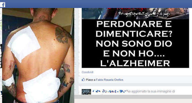 Il post su Facebook
