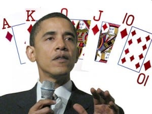 obama barack poker