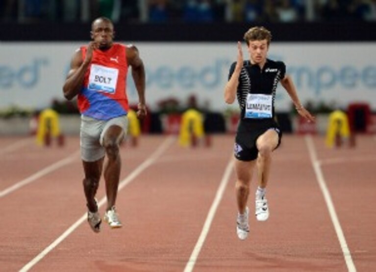 La corsa di Usain Bolt