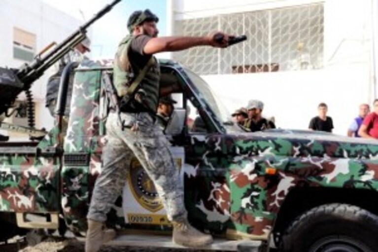 militari in Libia