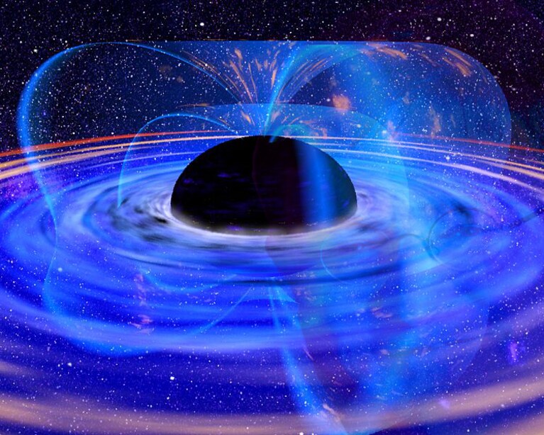 La singolarità al centro di un buco nero costituirebbe l'origine di un nuovo universo, diverso dal progenitore per i valori di alcuni parametri fondamentali.