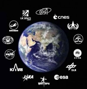 Le 12 agenzie spaziali dell’ISECG, tra cui quella italiana.