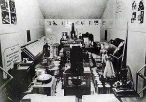 Foto d’epoca della "Crypt of Civilization".