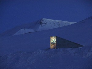 L’ingresso della Svalbard Global Seed Vault.