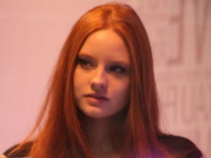 La modella tedesca Barbara Meier.