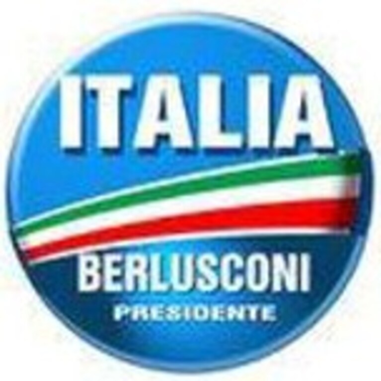 Il simbolo del nuovo partito di Silvio Berlusconi
