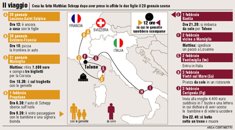 le tappe del viaggio di matthias schepp