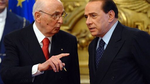 Giorgio Napolitano e Silvio Berlusconi