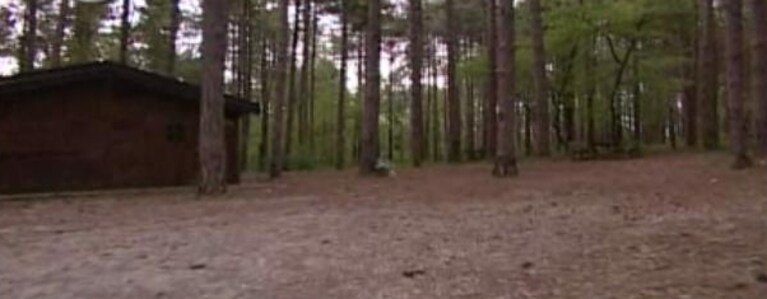 la casetta di legno a ripe di civitella dove è stato rinvenuto il corpo di melania rea
