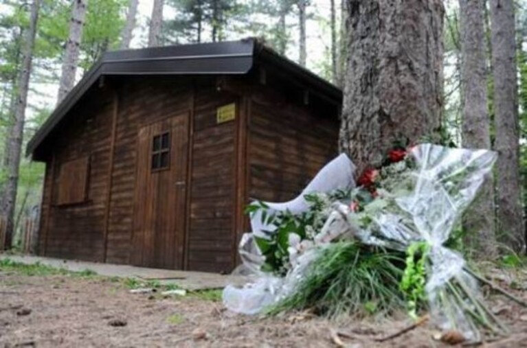 il bosco delle casermette dove è stato ritrovato il corpo di Carmela Melania Rea